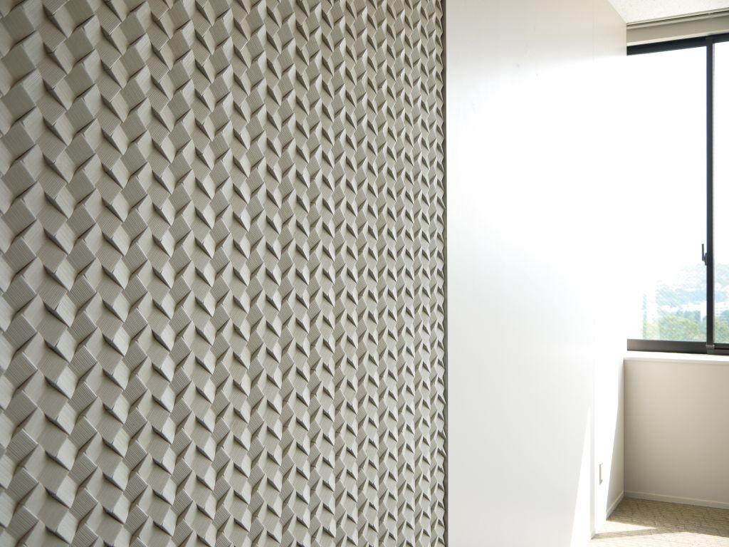 interior decorative walls with terracotta tiles